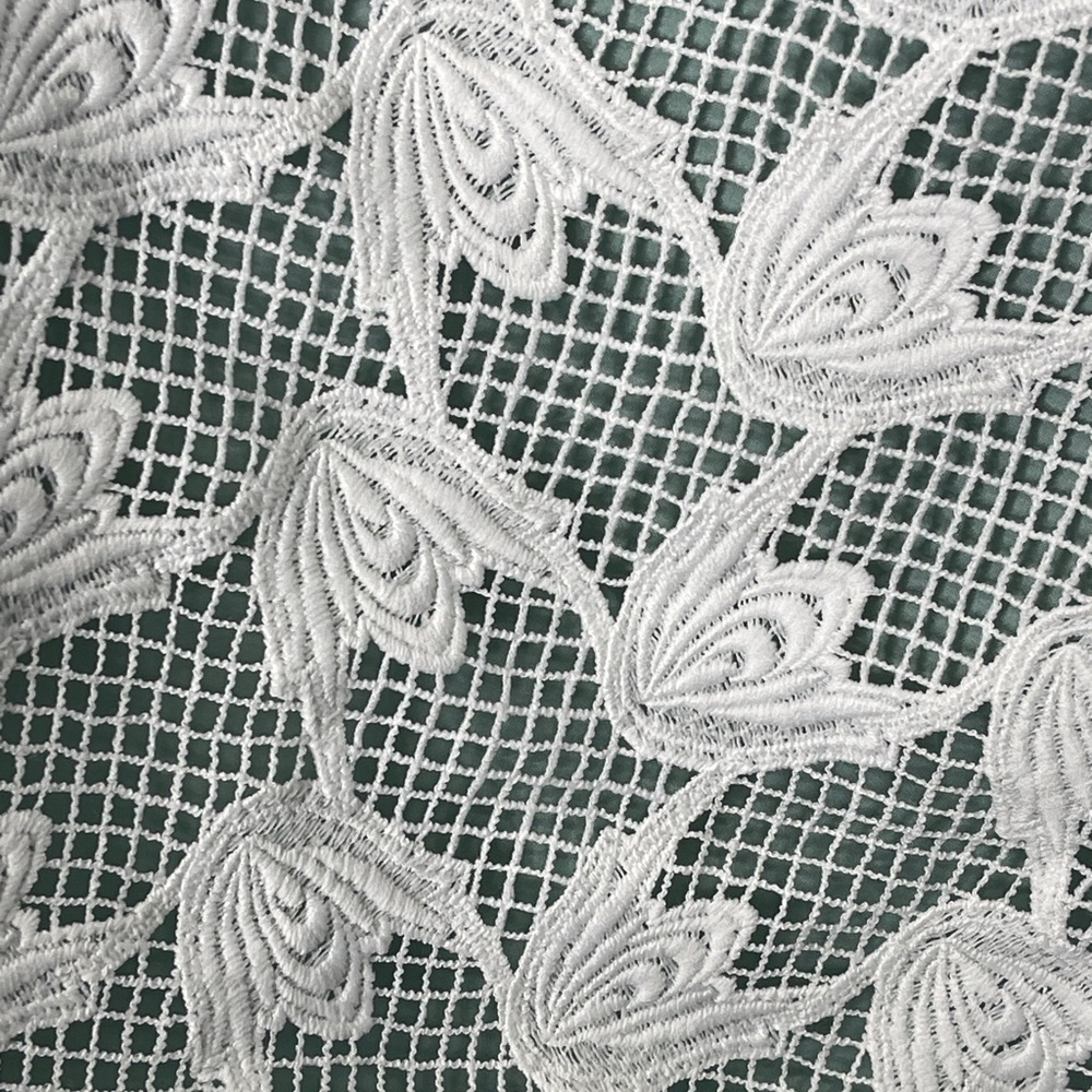 Tory Burch Brooklyn Lace Mini Dress Mint White Size 8 - Picture 6 of 11